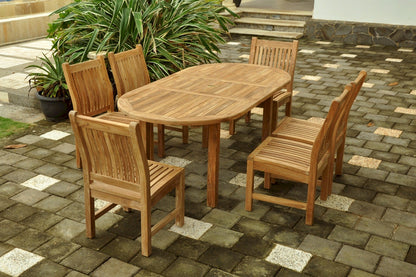 Anderson Teak Bahama Sahara 7-Piece 96 in Rectangular Dining Set — product image 1 of 8