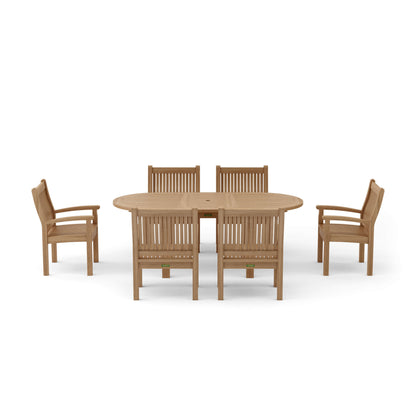 Anderson Teak Bahama Sahara 7-Piece 78 in Oval Dining Set — product image 3 of 11