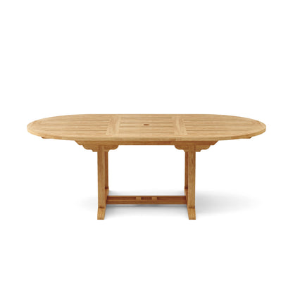Anderson Teak Bahama Sahara Armchair 7-Piece 87 in Oval Dining Set — product image 4 of 8