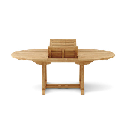 Anderson Teak Bahama Sahara Armchair 7-Piece 87 in Oval Dining Set — product image 5 of 8