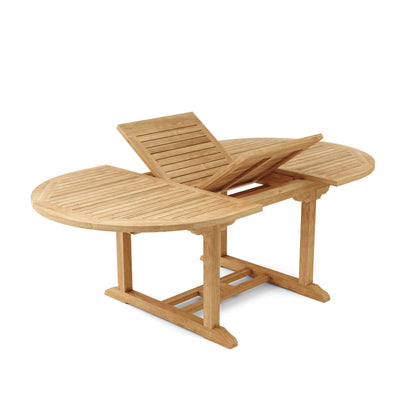 Anderson Teak Bahama Sahara Side Chair 7-Piece 87 in Oval Dining Set — product image 5 of 11