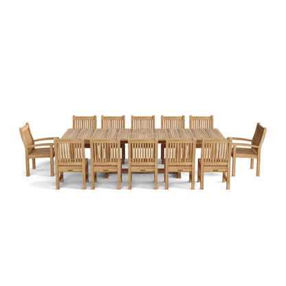 Anderson Teak Valencia Sahara 13-Piece Rectangular Dining Set — product image 3 of 13
