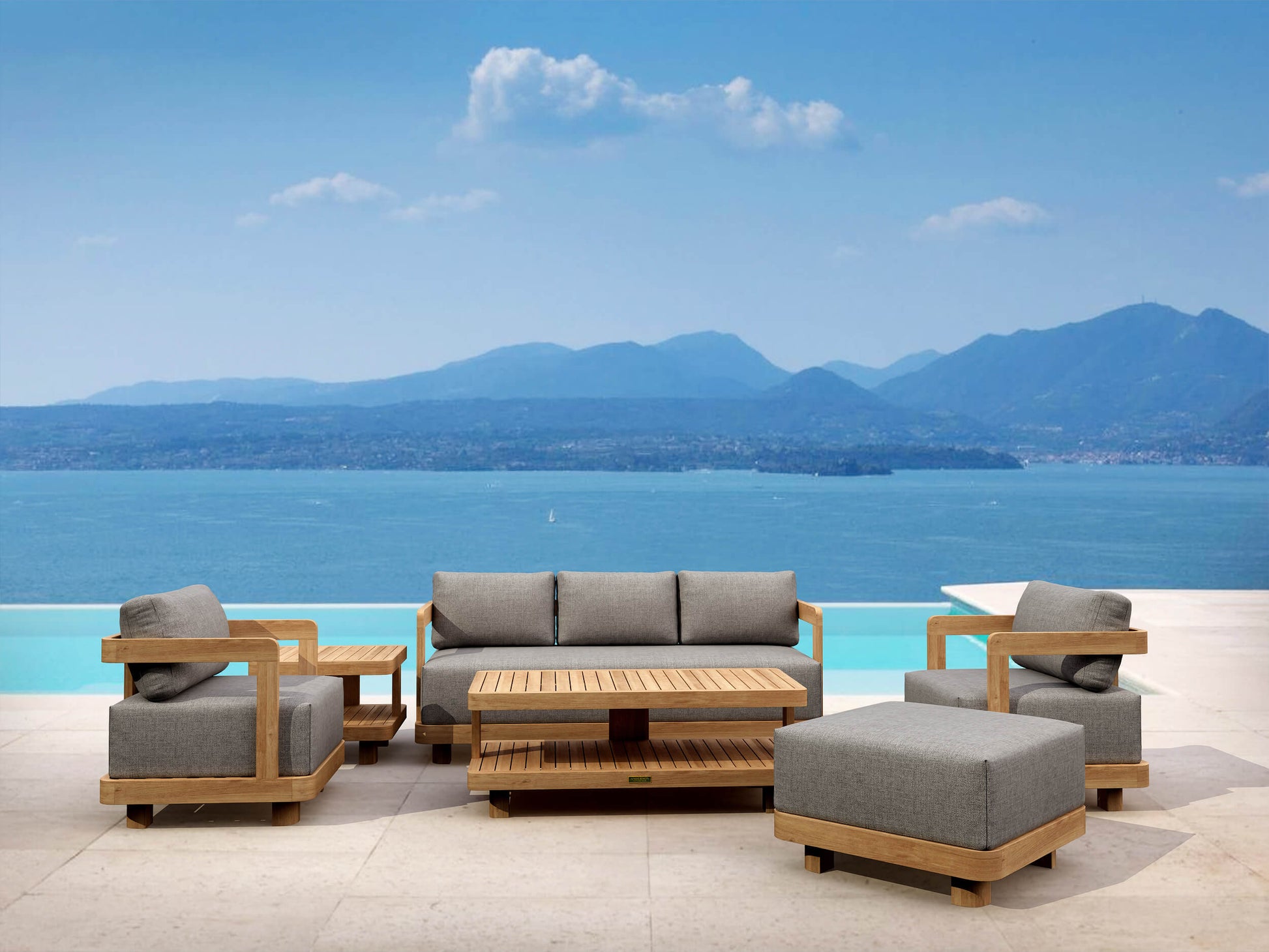 Anderson Teak Granada 6-Piece Deep Seating Set with Cushions — SET-901 — product image 1 of 3