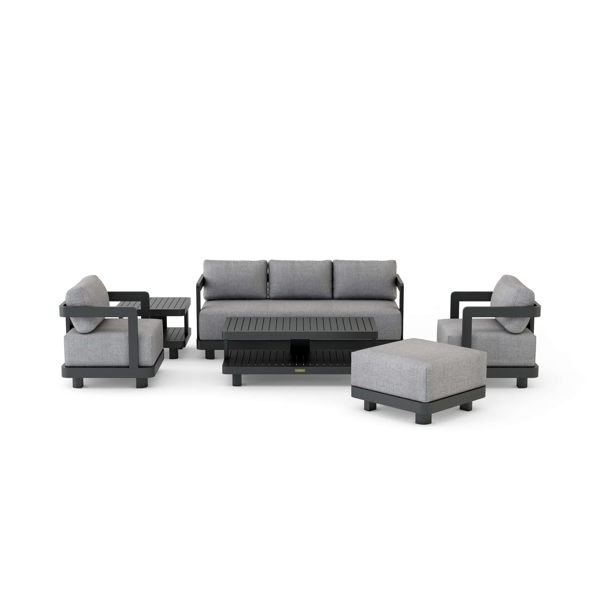 Anderson Teak Granada 6-Piece Aluminum Deep Seating Set in Dark Grey — SET-901-AL — product image 5 of 5
