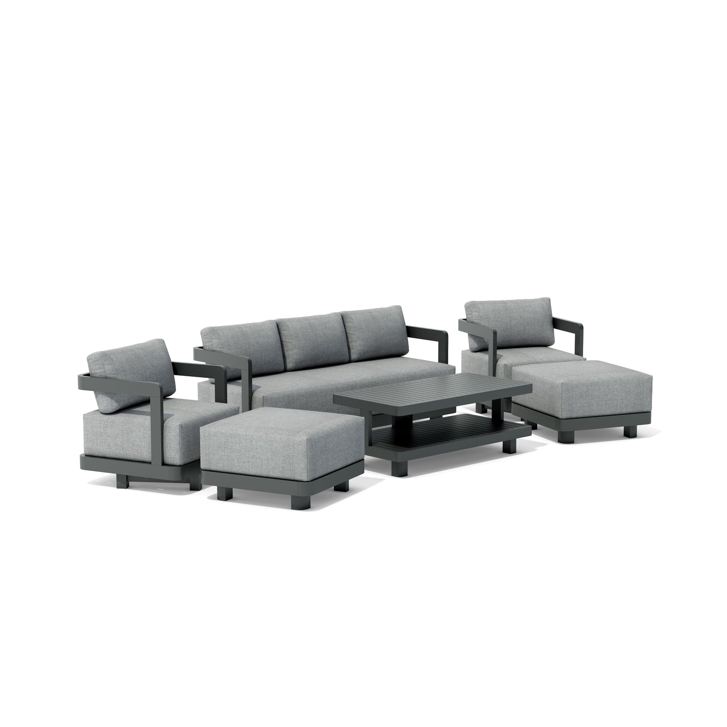 Anderson Teak Granada 6-Piece Aluminum Deep Seating Set — product image 2 of 6