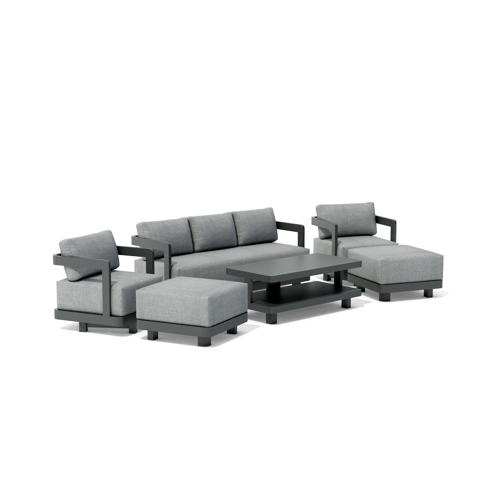 Anderson Teak Granada 6-Piece Aluminum Deep Seating Set — product image 2 of 6