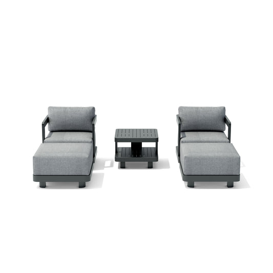 Anderson Teak Granada 5-Piece Aluminum Deep Seating Set — product image 2 of 5