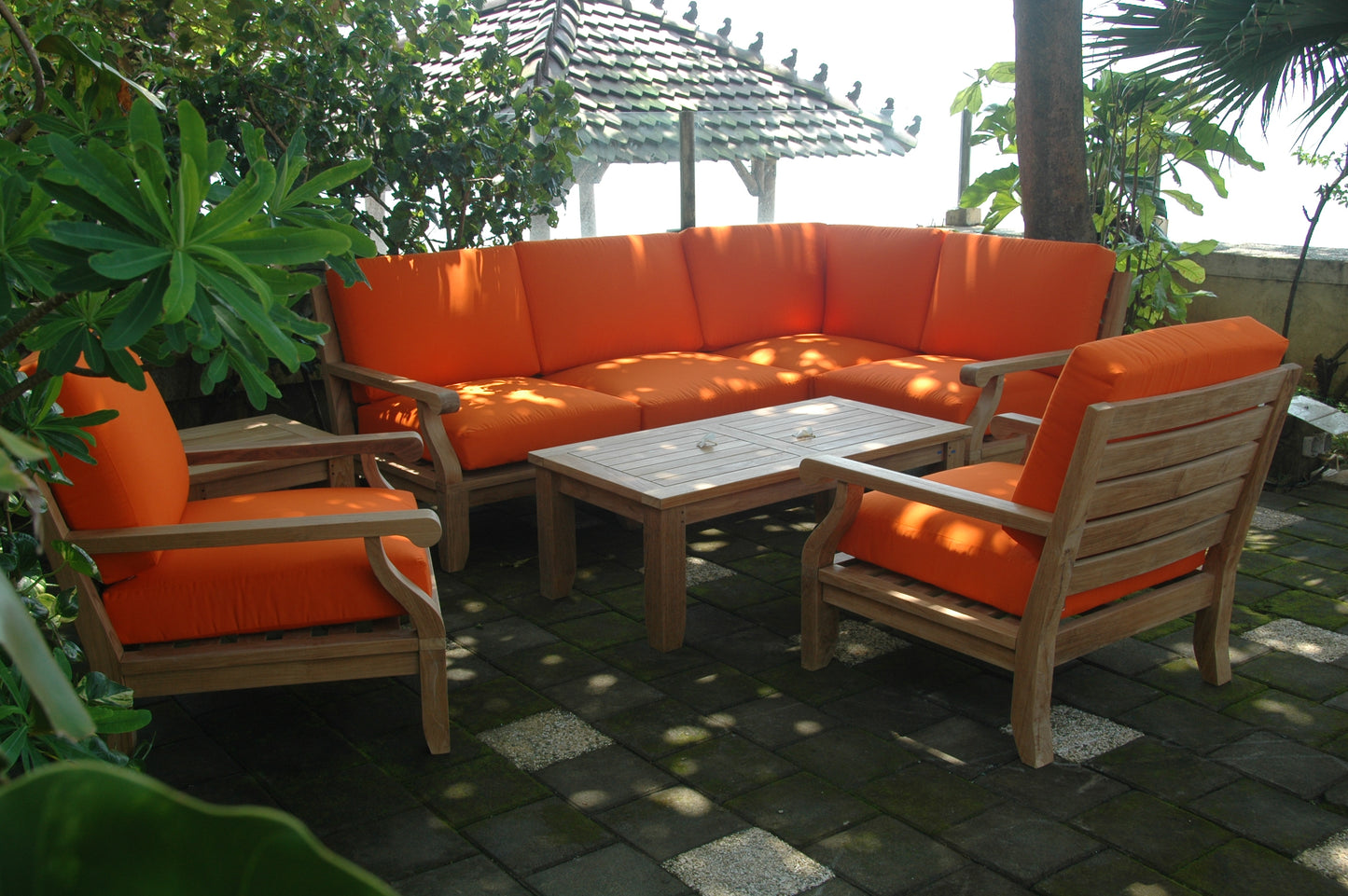 Anderson Teak Riviera 8-Piece Modular Deep Seating Set — product image 2 of 23