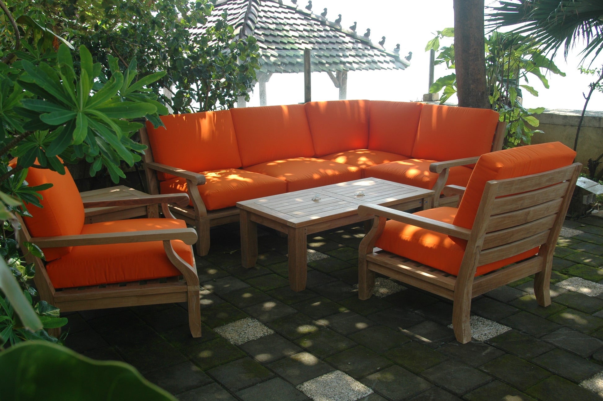 Anderson Teak Riviera 8-Piece Modular Deep Seating Set — product image 2 of 23