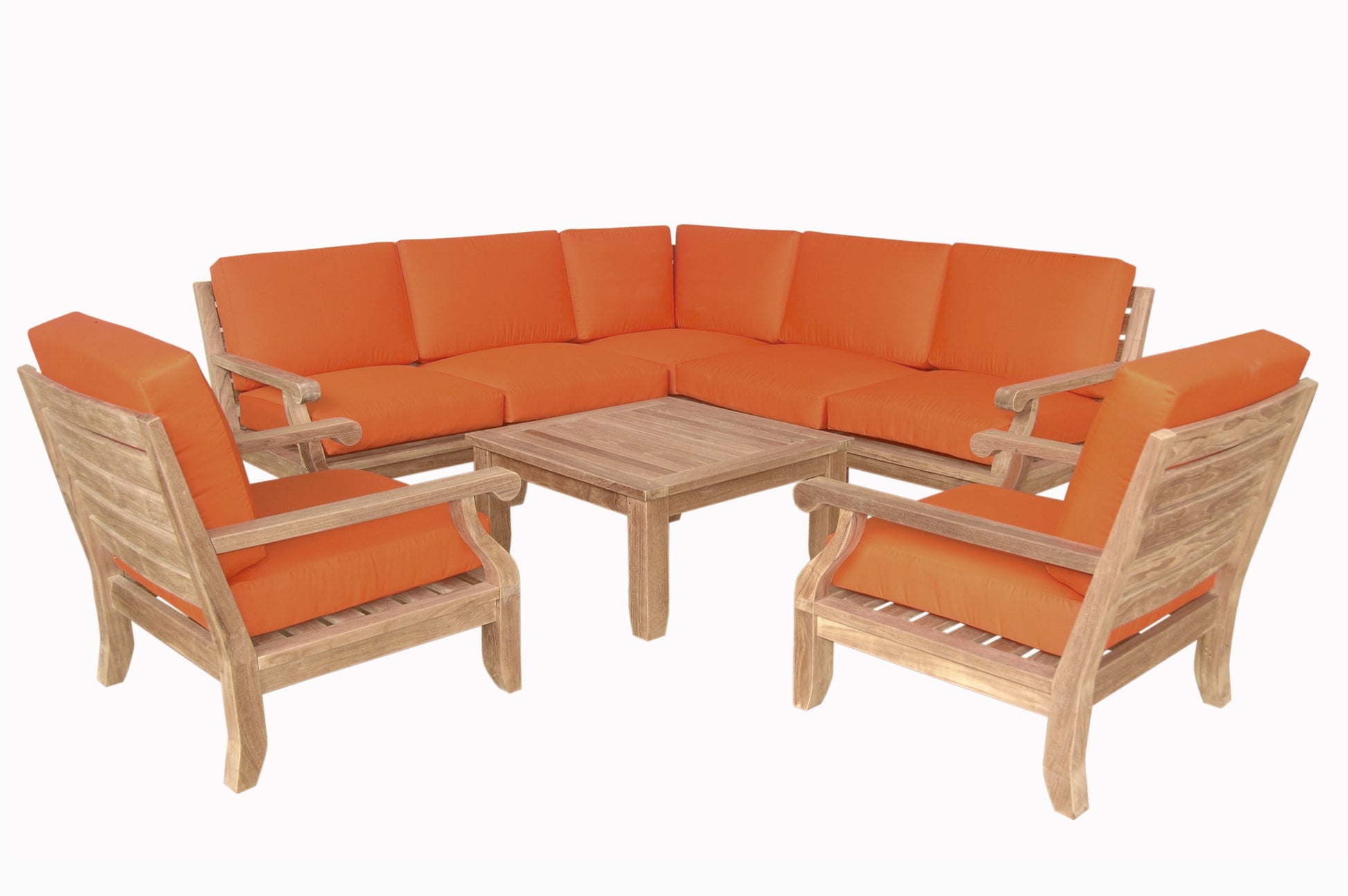 Anderson Teak Riviera 8-Piece Modular Deep Seating Set — product image 3 of 23