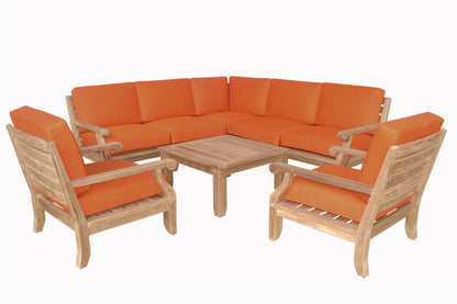 Anderson Teak Riviera 8-Piece Modular Deep Seating Set — product image 3 of 23
