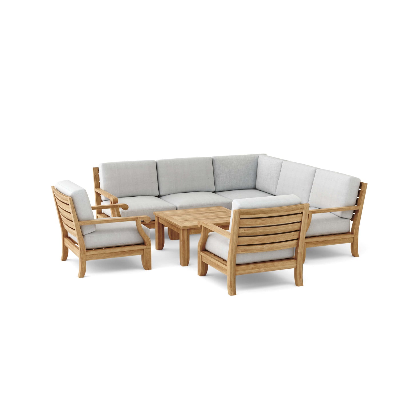 Anderson Teak Riviera 8-Piece Modular Deep Seating Set — product image 5 of 23