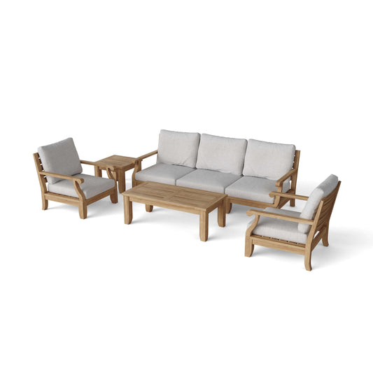 Anderson Teak Riviera 7-Piece Modular Set with Rectangular Table SET-97 — product image 2 of 15