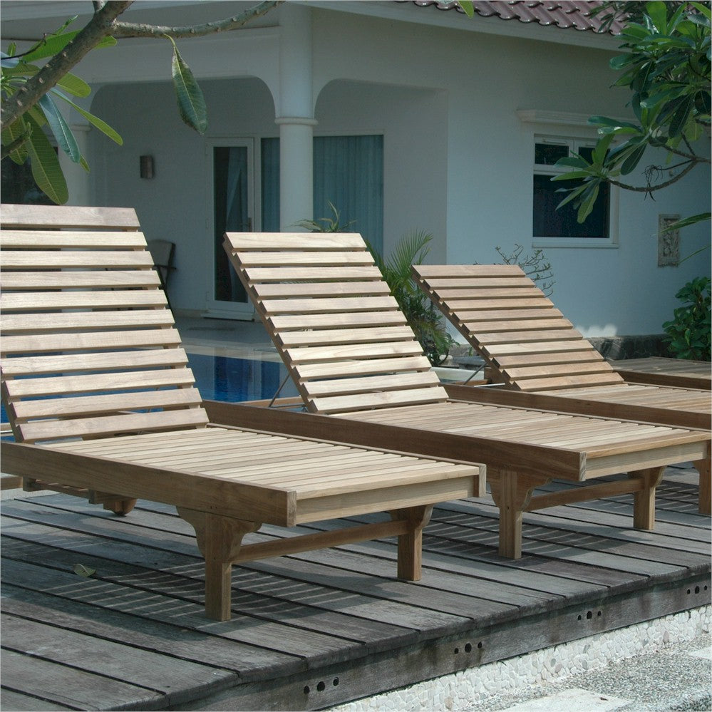Anderson Teak Capri Sun Lounger 4-Piece Set — product image 1 of 7