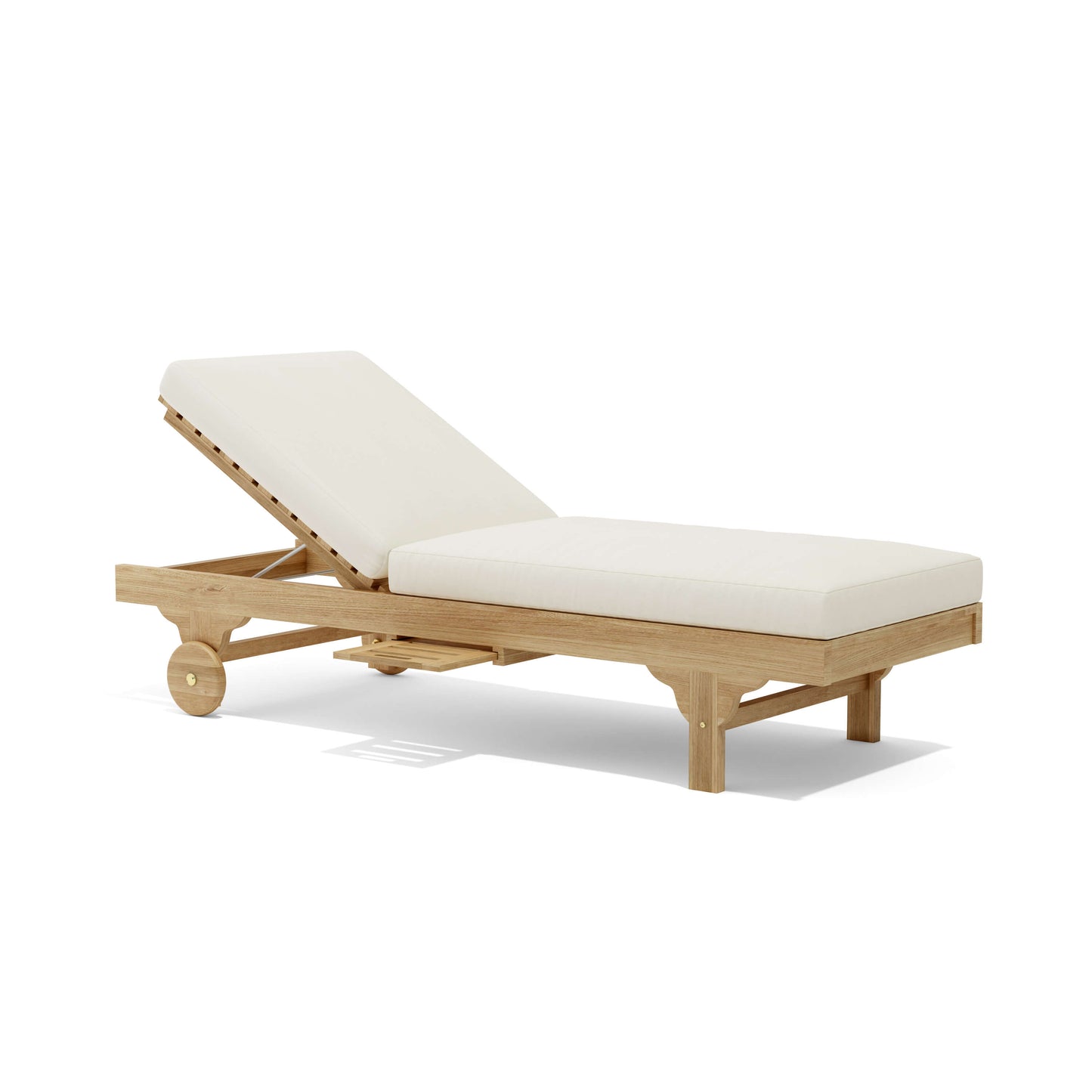 Anderson Teak Capri Sun Lounger with Adjustable Back and Side Tray — product image 3 of 3