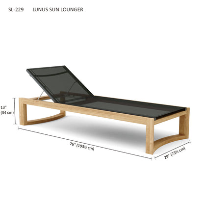 Anderson Teak Junus Sun Lounger — product image 5 of 5