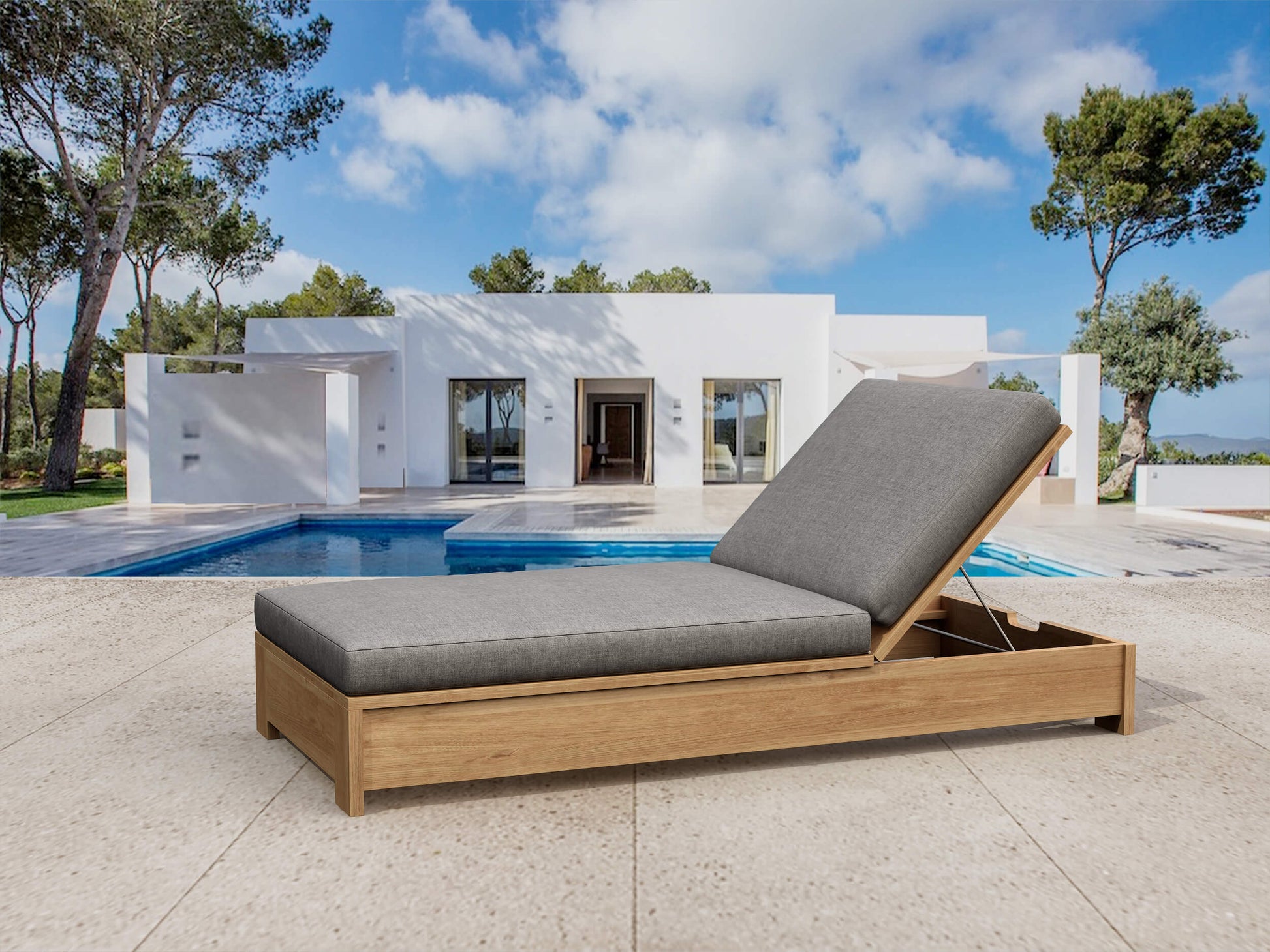 Anderson Teak Madera Sun Lounger SL-529 — product image 4 of 7