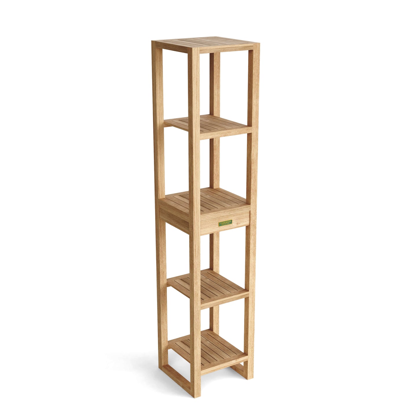 Anderson Teak Spa 4-Shelf Table Towel Rack — product image 1 of 6