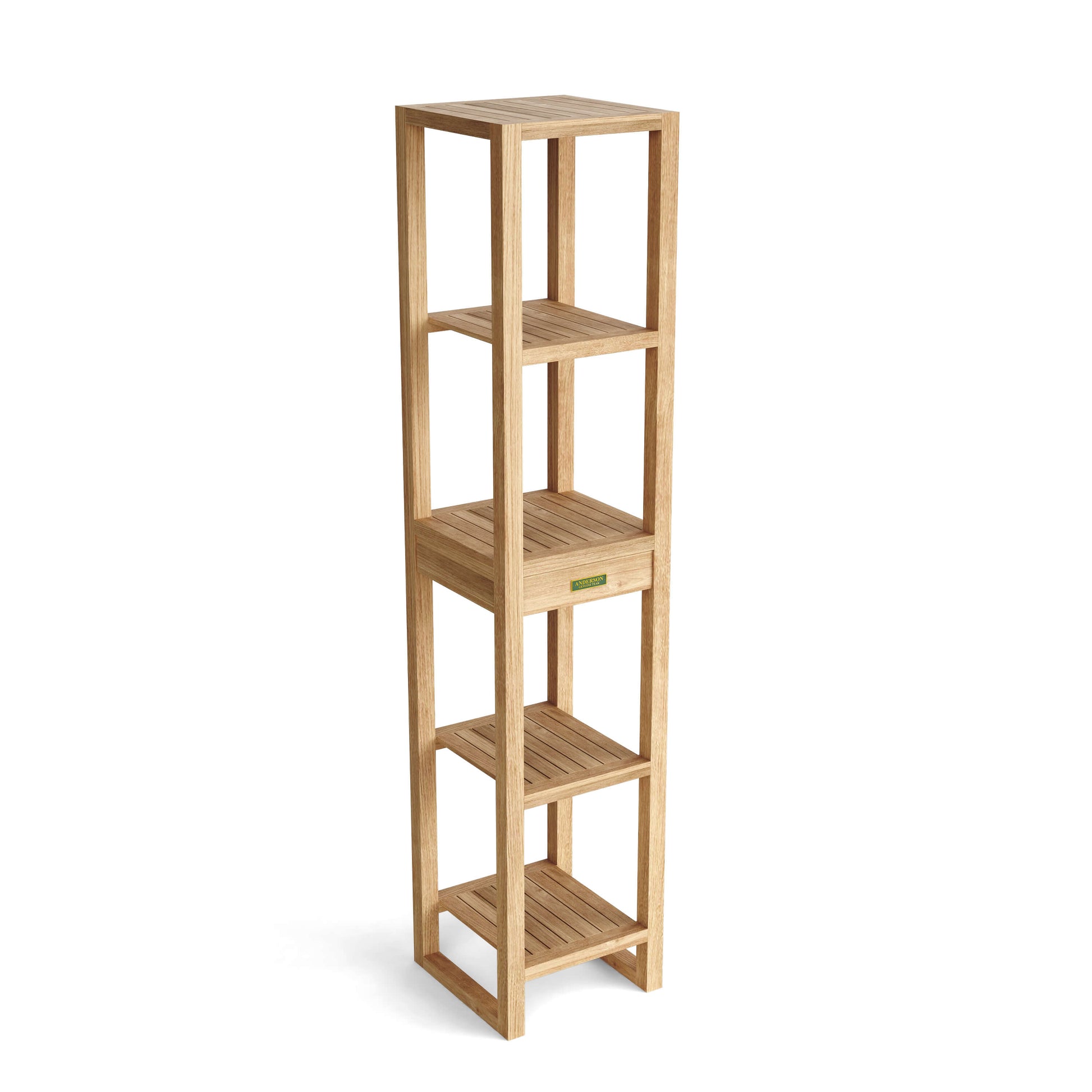 Anderson Teak Spa 4-Shelf Table Towel Rack — product image 1 of 6