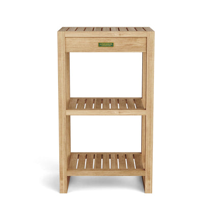 Anderson Teak Spa 2-Shelf Table Towel Rack — product image 2 of 4