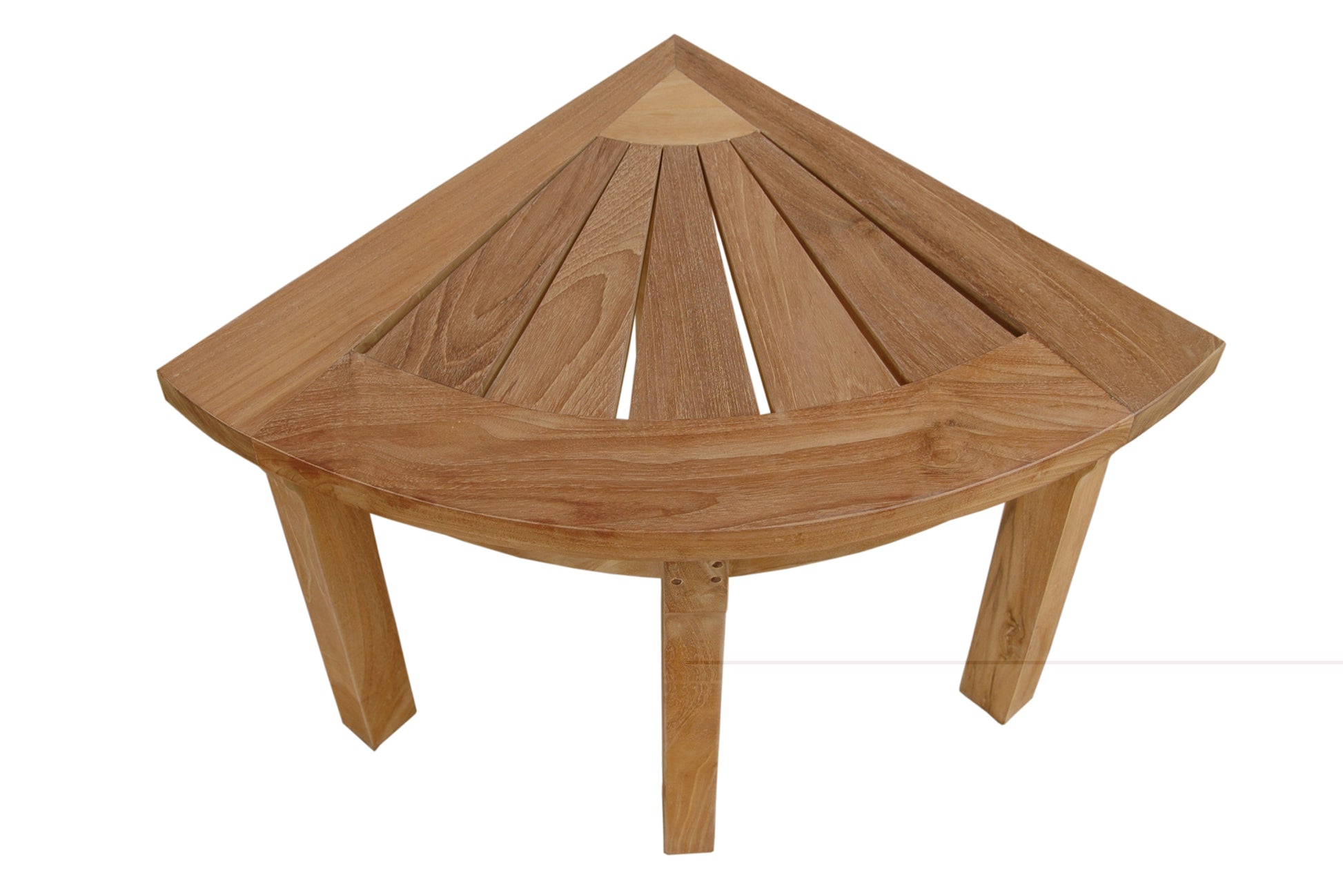 Anderson Teak Chapman Corner Shower Stool 18 x 19 x 27 in — product image 3 of 3