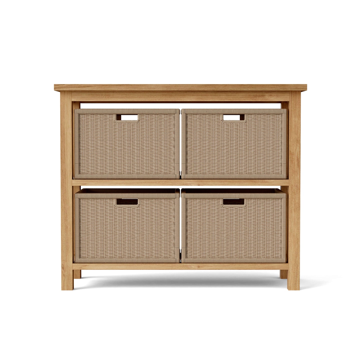 Anderson Teak SPA Towel Console with 2-Shelf Table — product image 2 of 4