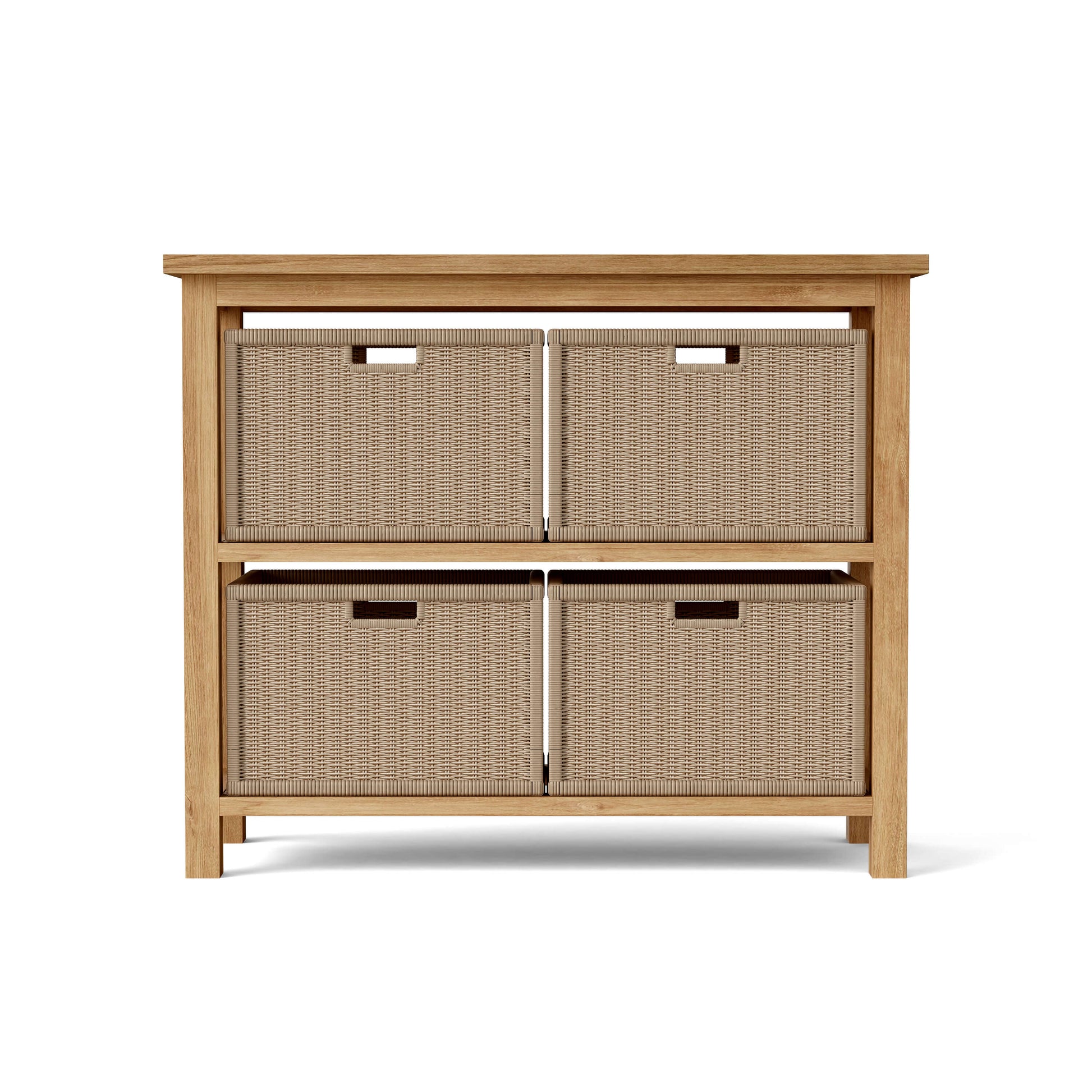 Anderson Teak SPA Towel Console with 2-Shelf Table — product image 2 of 4