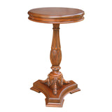 Anderson Teak Occasional Flower Side Table in Mahogany