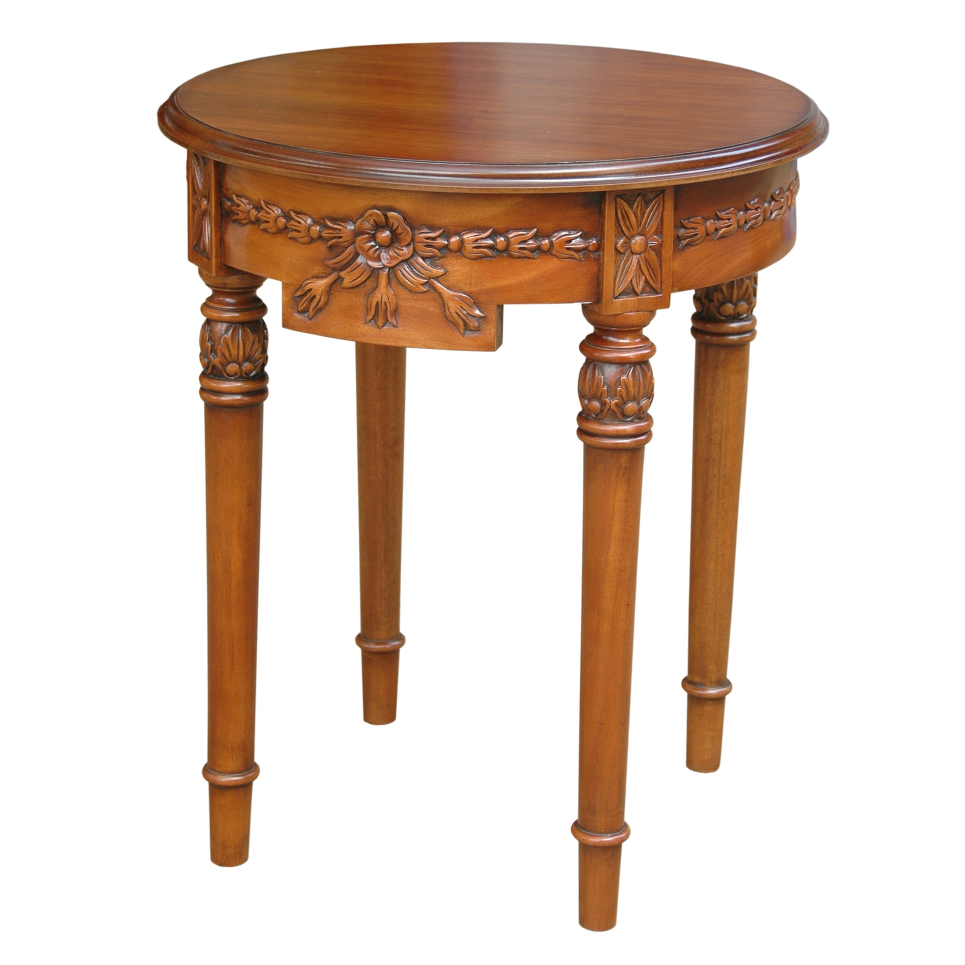 Anderson Teak Regency Flower Side Table — product image 1 of 2