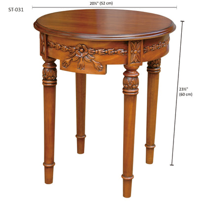 Anderson Teak Regency Flower Side Table — product image 2 of 2