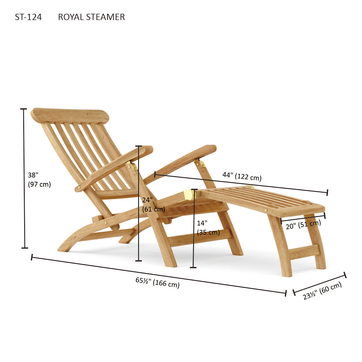 Anderson Teak Royal Steamer Armchair ST-124 — product image 5 of 5