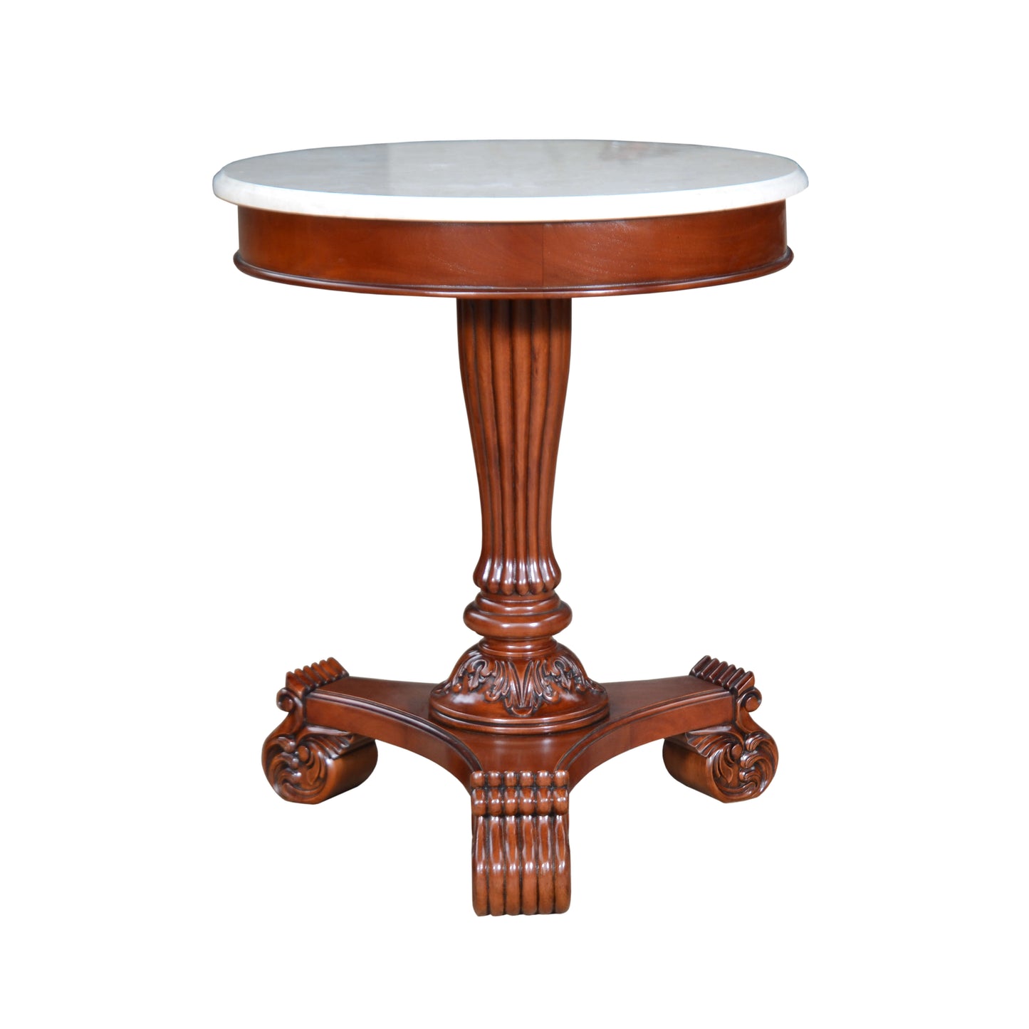 Anderson Teak Bella Side Table with Marble Top — product image 2 of 4