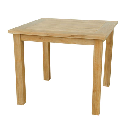Anderson Teak Bahama 35 Inch Square Dining Table Small Slats — product image 1 of 6