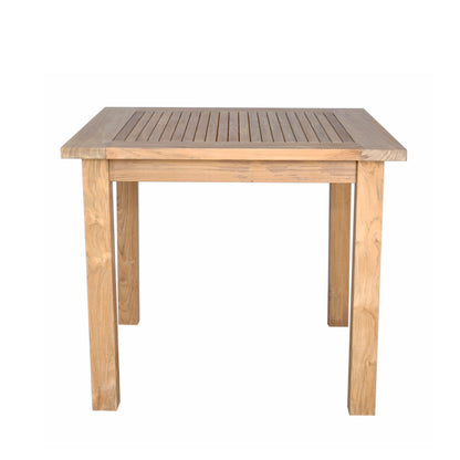 Anderson Teak Bahama 35 Inch Square Dining Table Small Slats — product image 2 of 6