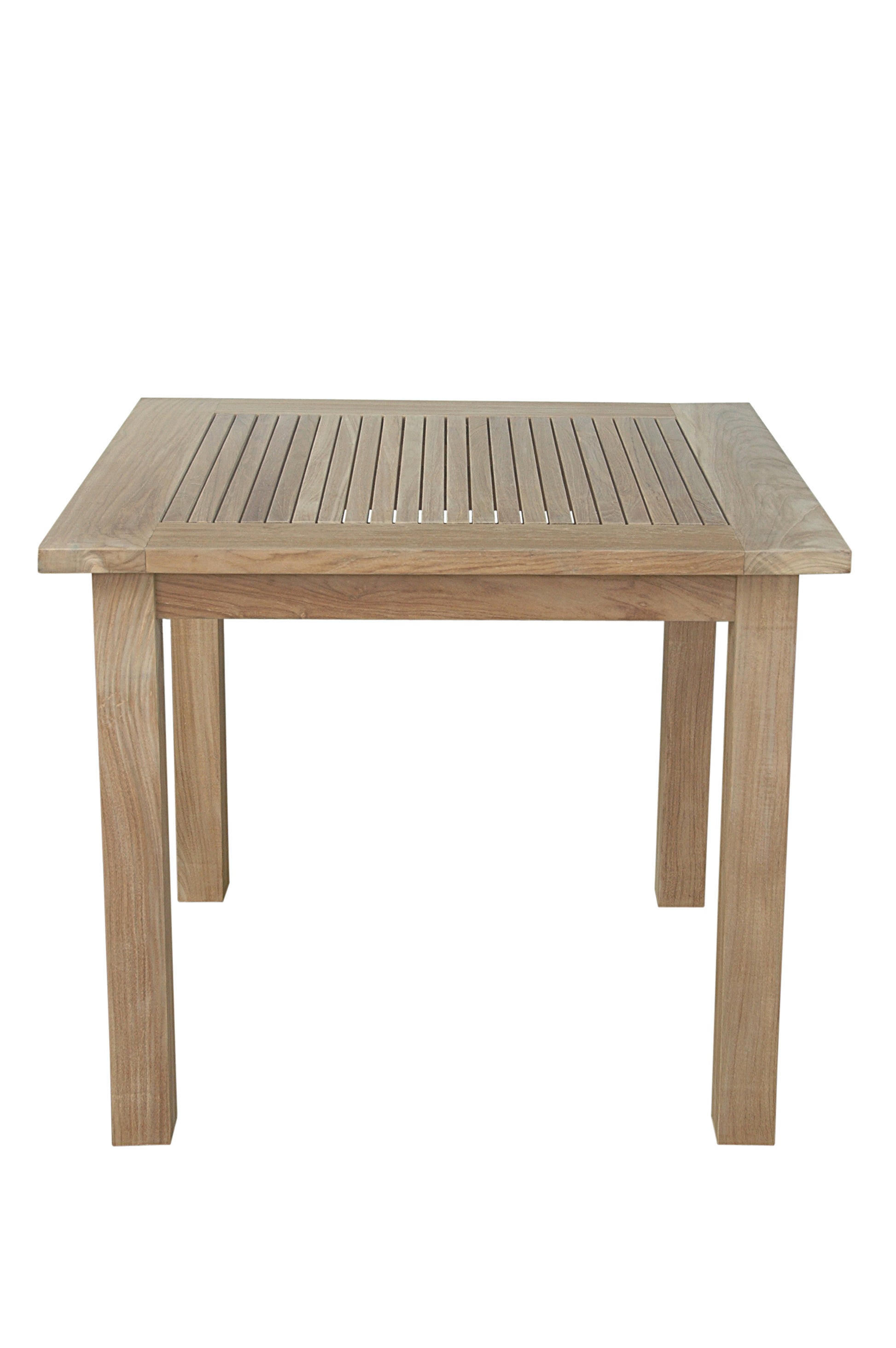 Anderson Teak Bahama 35 Inch Square Dining Table Small Slats — product image 4 of 6