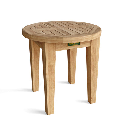 Anderson Teak Brianna 20 in Round Teak Wood Side Table — product image 1 of 3