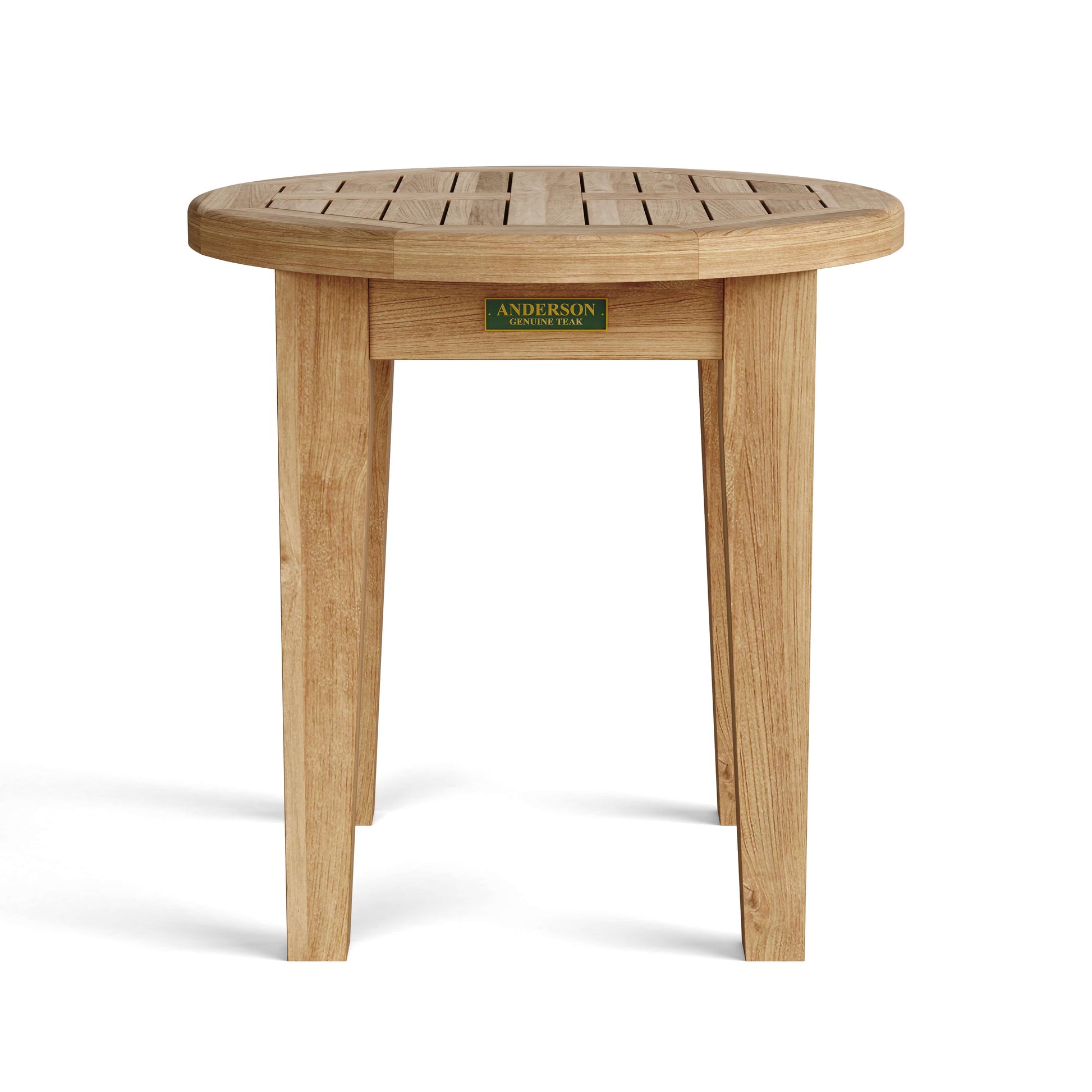 Anderson Teak Brianna 20 in Round Teak Wood Side Table — product image 2 of 3