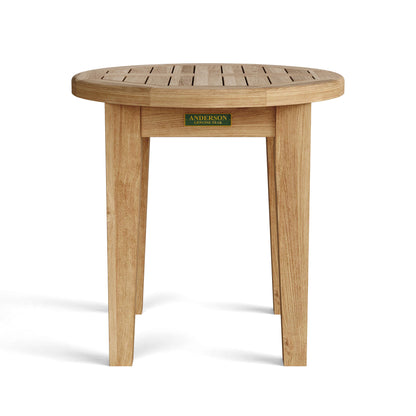Anderson Teak Brianna 20 in Round Teak Wood Side Table — product image 2 of 3