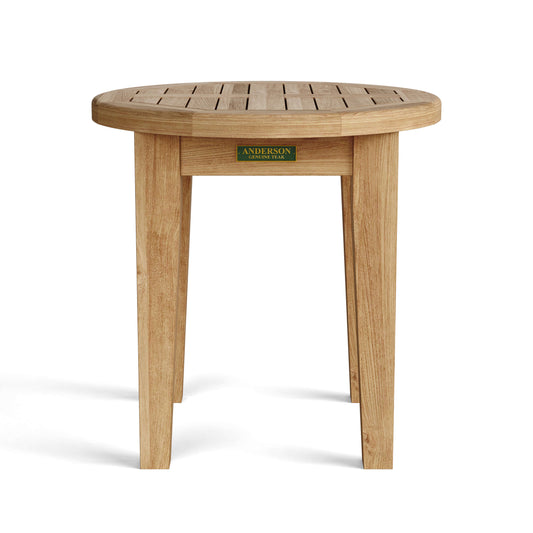 Anderson Teak Brianna 20 in Round Teak Wood Side Table — product image 2 of 3