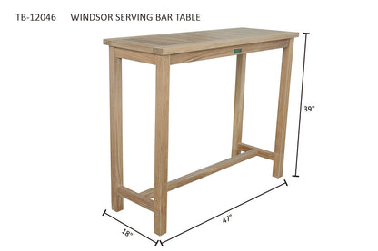 Anderson Teak Windsor Serving Table — product image 3 of 3
