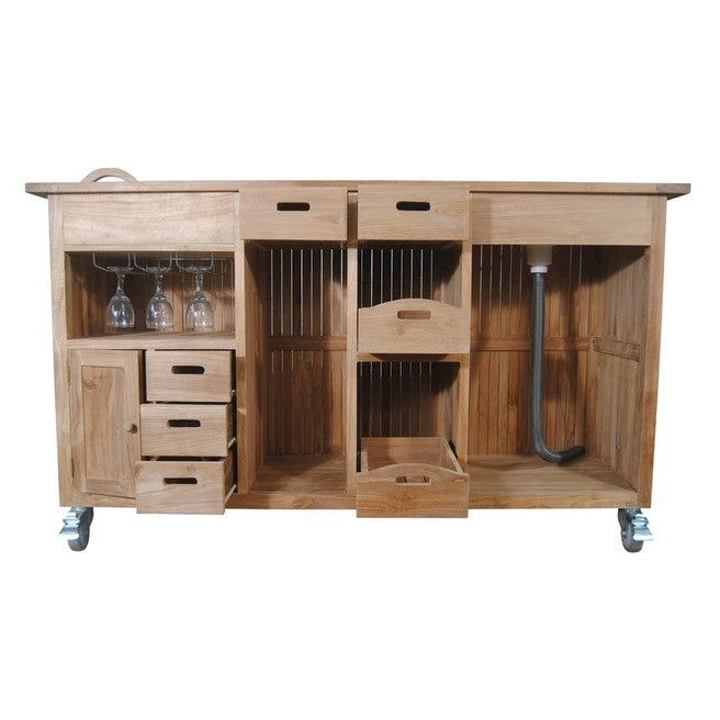 Anderson Teak Safari Bar Table — product image 1 of 7