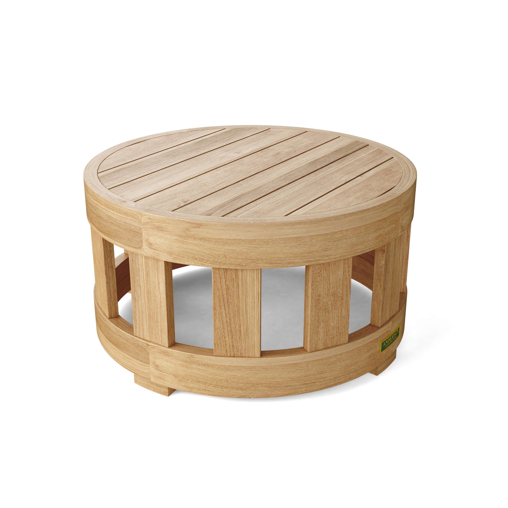 Anderson Teak Circular Coffee Table 24 Inch Round — product image 1 of 3