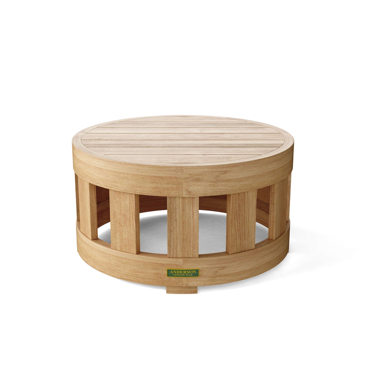 Anderson Teak Circular Coffee Table 24 Inch Round — product image 2 of 3