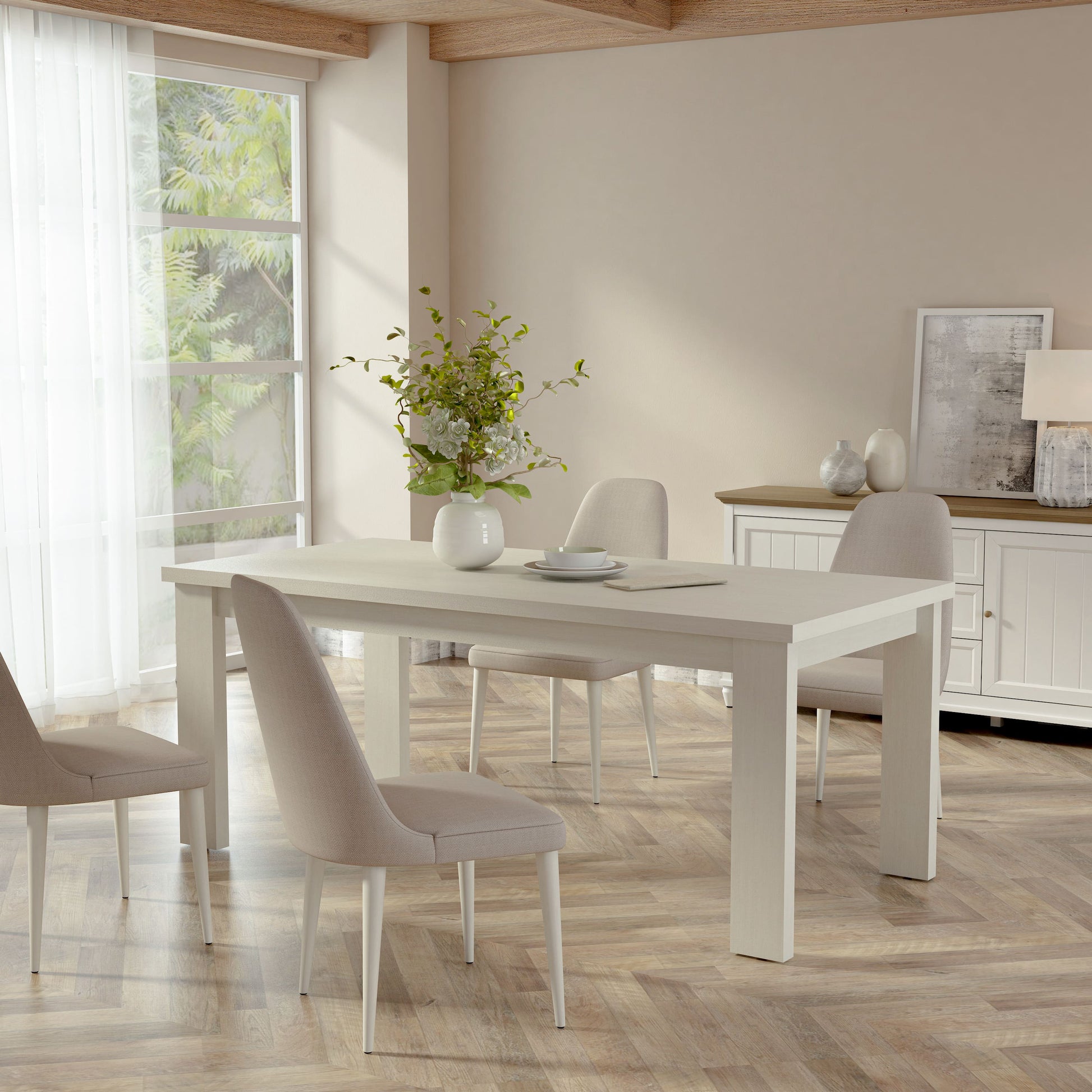Anderson Teak Brentford Dining Table White — product image 2 of 3