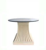 Anderson Teak Fluted 36 Inch Round Dining Table