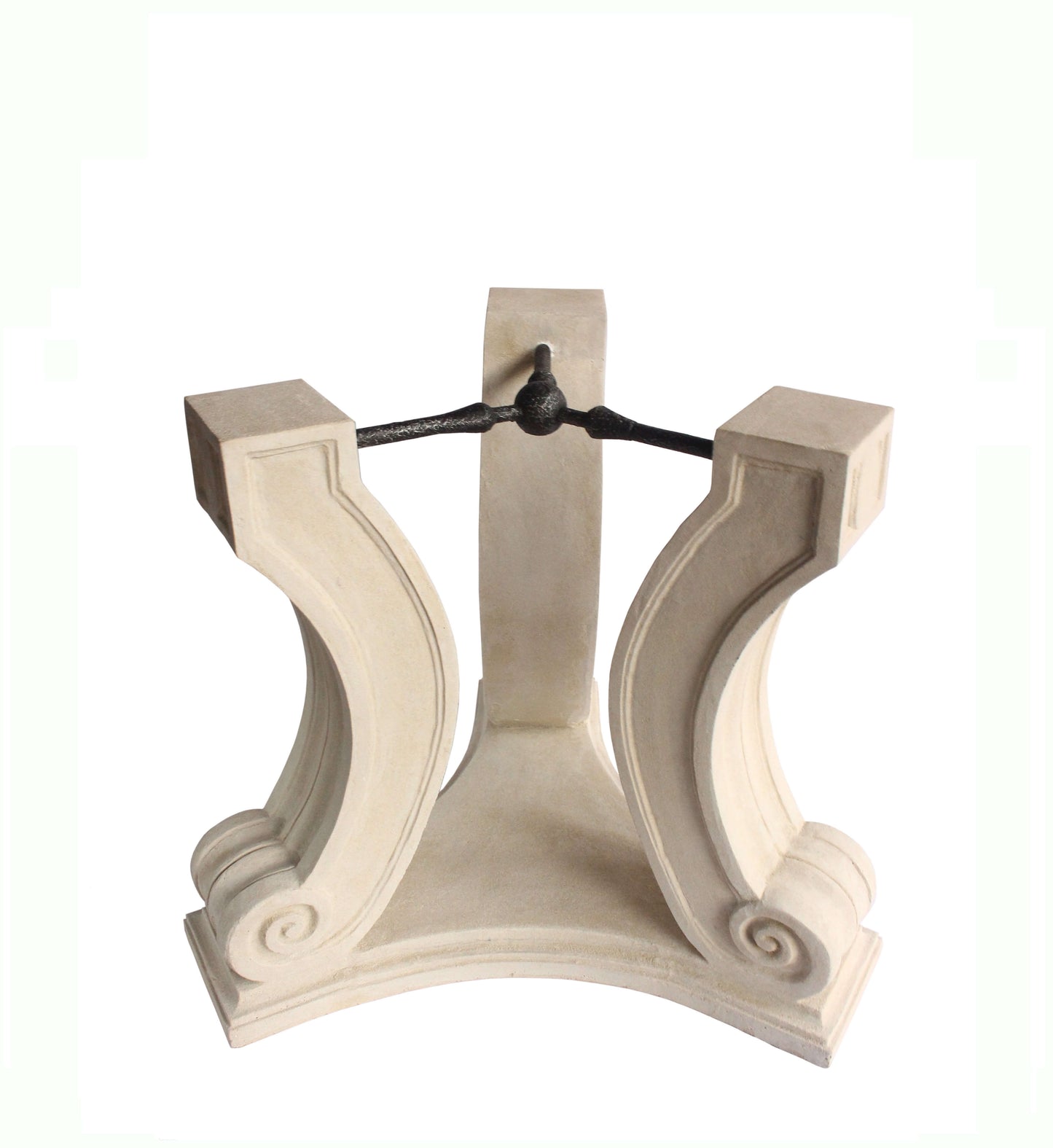Anderson Teak Regency Cast Limestone and Glass Entry Hallway Table 42 Inch — product image 3 of 7