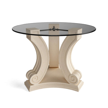Anderson Teak Regency Cast Limestone and Glass Entry Hallway Table 42 Inch — product image 7 of 7