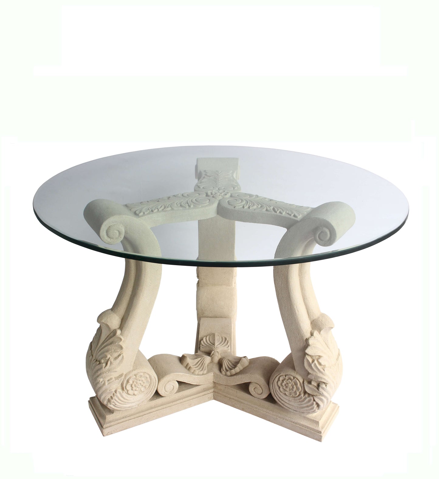 Anderson Teak Fleur 42 Inch Round Entry Hallway Table — product image 2 of 4