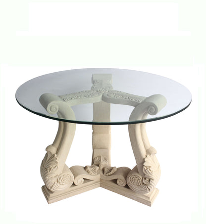 Anderson Teak Fleur 42 Inch Round Entry Hallway Table — product image 2 of 4