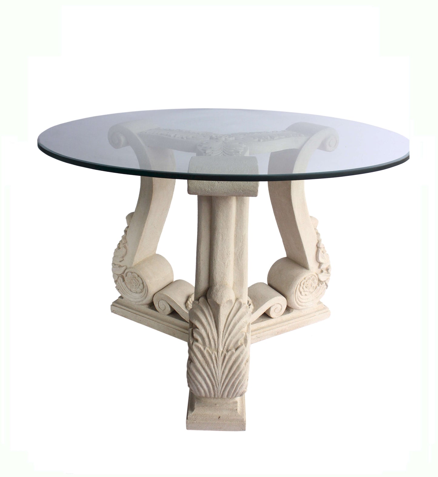 Anderson Teak Fleur 42 Inch Round Entry Hallway Table — product image 3 of 4